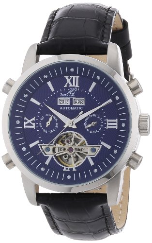 Ingraham Herren-Armbanduhr XL Calcutta II Analog Automatik Leder IG CALC.2.200125 Ingraham Herren-Armbanduhr XL Calcutta II Analog Automatik Leder IG CALC.2.200125