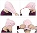 2PCS Magic Microfiber Hair-Drying Towel Cap Bath Head Wrap-Pink
