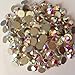 Pack of 70 Swarovski Flatback Glue Fix Rhinestone Gems (Free Swarovski Pendant on orders over £10) (SS9 (2.6mm), Crystal Clear AB)