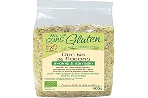 Ma vie sans gluten Bio Duo de Flocons Avoine & Sarrasin, 400 g, 1 Unité