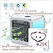 Produktbild Mobiles Klimageräte Air Cooler mit Wasserkühlung Zimmer Raumentfeuchter Mini Klimaanlage ohne Abluftschlauch für Büro, Hotel, Garage, 3 Kühlstufen - 7 Stimmungslichter (Drei Generationen von Luftkühlern)