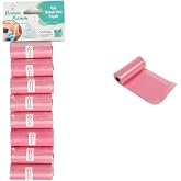 Bamm Bamm Kirli Bebek Bezi Poşeti &Ccedil;anta Boy Pembe 8 Rulo (120 Adet)