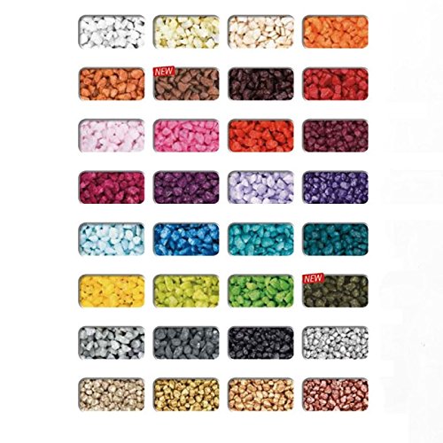 1kg Dekogranulat Granulat Streudeko Farbgranulat Dekosteine Farbkies ca. 0,7L 2-3mm, Farbe:grau - 2