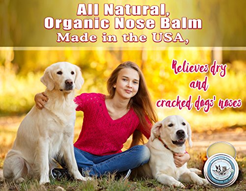 Over-The-Moon-Pet-Products-Organic-Dog-Nose-Balm-Unscented-Repairs-Cracking-Dry-Dog-Noses-2-Oz