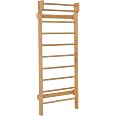 Espalier De Gym En Pin Robuste Pour Toute La Famille - 12 Barres, Supporte 100 Kg, Parfait Pour S'entraîner à La Maison