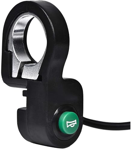 Dilwe Interrupteur de lampe de vélo électrique Commutateur de bouton de