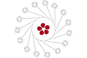 Lazmin112 50 x Fili Metallici in Argento Carta Fotografica Foto memo Carta Nota Display Porta Clip Clip Fai da Te(Forma Rotonda)