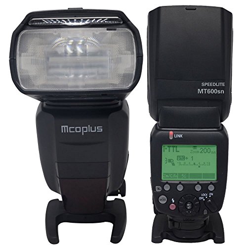 Mcoplus MT600SN Master Flash i-TTL High Speed Sync 1 / 8000s GN60 Blitz Speedlite Blitzgerät für Nikon DSLR-Kamera Mcoplus MT600SN Master Flash i-TTL High Speed Sync 1 / 8000s GN60 Blitz Speedlite Blitzgerät für Nikon DSLR-Kamera