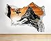 Produktbild Mountain Cliffhanger Cool Scenic zerstörten Wand Aufkleber 3D Kunst Aufkleber Vinyl Raum