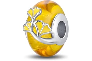 ChenYuTe Charms en Argent 925 pour Bracelets, Pendentifs Compatibles avec les Bracelets Européens Pandora et les Colliers pour Femmes