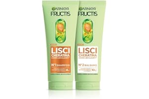 Garnier Fructis Lisci Cheratina Kit Shampoo e Balsamo
