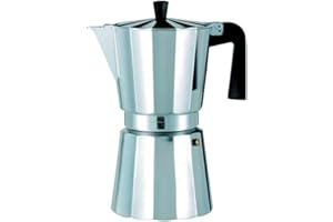 Oroley - Cafetera Italiana New Vitro de Aluminio, 3 Tazas