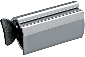 HOMEXPERT Home Xpert Tubenentleerer TUBENLEER, Tubenquetscher, Tubenausdrücker, Tubenpresse, Tubenschlüssel, chromfarben