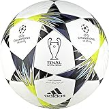Balón Fútbol Hombre adidas Finale Kiev TT Balón, Hombre, (Blanco/Negro/Amasol/Azul), 5