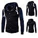 Produktbild Kapuzenpullover Herren, DAY.LIN Mantel Jacke Outwear Sweatshirt Winter Schlank Hoodie Warme Kapuze Sweatshirt (XXL, Marine)