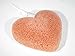 Natural Rose Konjac Heart Shape Sponge - Small
