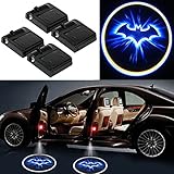 auto logos Einfach zu Installieren - Kein Bohren und Umverdrahten, kein Werkzeugwechsel nötig und kein Loch bohren. Einfach die Lichtlampe auf das Türblech kleben und den Magneten auf die Unterseite des Fahrkorbrahmens kleben. Kein Autoschaden.