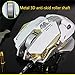 Price comparison product image HCMONSTER gaming Mouse 3200DPI Optical Adjustable 7D Button Wired Mechanical Gaming Mouse For PC human engineering mouse,white