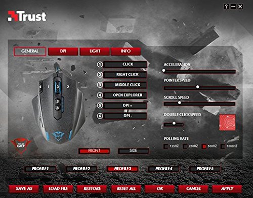 Trust Gaming GXT 155 - Rat  n para Gaming  PC   Color Gris