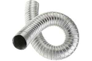 ARMAR TRADING LTD Tuyau flexible en aluminium de 70 mm de long - 2,5 m de long - Tuyau flexible pour conduit d'air - AL70 mm