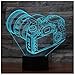 Produktbild 3D Trendy Kamera Modellierung Schreibtischlampe Baby Schlaf Beleuchtung 7 Farben Ändern Nachtlicht Led Room Decor Geschenke Touch-Schalter