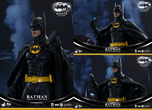 Hot Toys 1:6 Scale Batman and Bruce Wayne Returns Figure Set (Black)