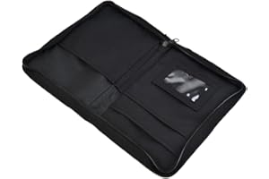 ZYNCUE 1 paquete de organizador de guantera de coche, tela Oxford 600D para registro y documentos de seguro, carpeta manual flexible para automóvil con bolsillo con cremallera