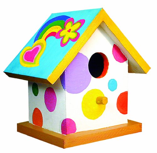 Marabu 1401990015 – Welcome Home Acryl-Set Vogelhaus - 5