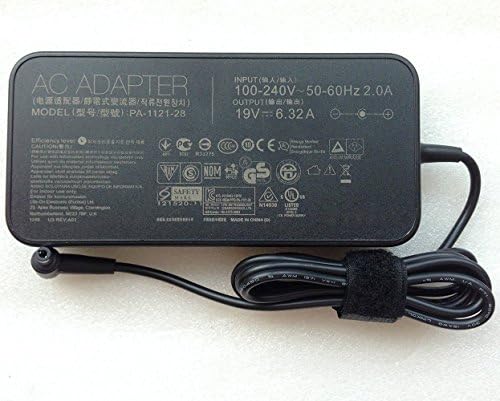 segoo® New for ASUS 120W 19V 6.32A Slim AC Adapter charger PA-1121-28, N550JV-DB72T, ADP-120RH B