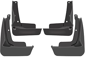 LOOFSAF 4 Pcs Mud Flaps for VW Golf 8 MK8 R-Line GTI GTD GTE Trappe 2020 2021 2022, Car Splash Guards No Need to Drill Holes, Mudflaps with Mounting Screws, Fenders Easy Fit