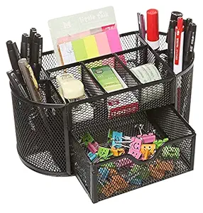 Callas Metal Mesh Desk Organizer, Black LD 708-05