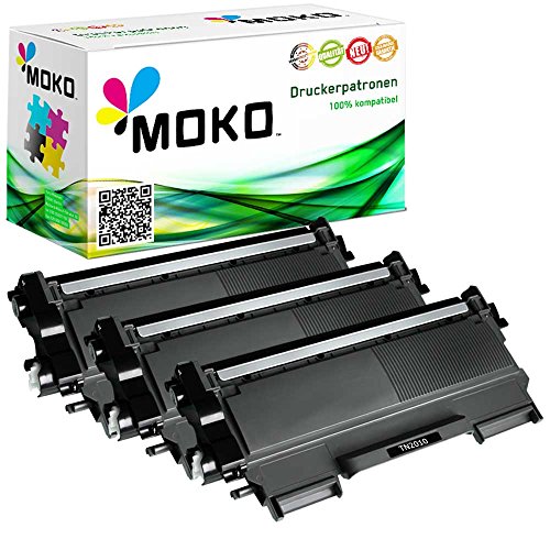 3er Tonerset kompatibel zu Brother TN2010: Brother DCP-Series: DCP-7055 / DCP-7055 W / DCP-7057