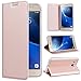 Produktbild SMART LEGEND Lederhülle für Samsung Galaxy J5 2016 Ledertasche Hülle Rosegold Schutzhülle Premium PU Leder Flip Case Protective Cover Innere Transparent Weiche Silikon Bookcase Handy Tasche Schale mit Magnet Standfunktion Etui
