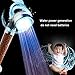 Produktbild Duschen Wasserhahn LED Temperaturregelung Farbe Universal Handbrause Dusche Spray Bad Duschkopf ( Color : 1 )