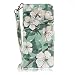 Produktbild HTC Desire 12 Magnetverschluss Hülle Leder Flip Case Handyhülle Seitlich Klappbares Ledertasche Schutzhülle Etui Tasche mit Standfunktion+Brieftasche+Kartenfach,Handytasche Aquarell Blume Muster