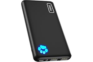 INIU Power Bank, 10000mAh Ultra Sottile & Leggero Ricarica Rapida Powerbank, Caricatore Portatile Porta per iPhone 15 14 13 1