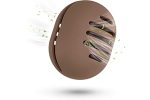 Fauxomor Respirant Porte-éponge de Maquillage pour les Voyages,Support Eponge Maquillage en Silicone Incassable Amical Pour la Peau,étui Portable pour tous Les Types Beauty Blender,Le Café