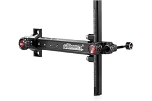 ‎SHARROW Bogenschießen Recurve Bogenvisier Aluminium 6 Zoll Bogen Visier Anblick Bow Sight Schnelleinstellung des Visiers für Recurve Bögen