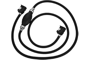 ZERONE Tubo di carburante per nave, 8 mm pera di adescamento carburante pompa a mano guida di carburante marino tubo a olio essece Diesel Acqua connettore di rerservoire motore per barca