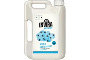 Envira Milben Abwehrspray 2 Liter - Spray mit Langzeitwirkung gegen Milben & Hausstaubmilben - Milbenschutz für Matratzen - Mittel gegen Milben in der Wohnung