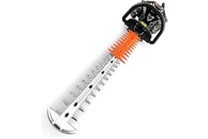 Fuxtec Taille-Haies Thermique Professionnel FX-MHP126 avec Guide de Lames XXL 800mm, Moteur 2 Temps, 25,4cm3,