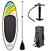 Produktbild Sup Board Stand up Paddling Surfboard Striker 213x71x10cm aufblasbar Alu-Paddel Hochdruck-Pumpe Transportrucksack Paddle