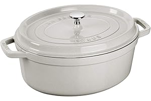 staub La Cocotte Oval 40501-422 - Pentola ovale smaltata Pico Cocotte ovale, 27 cm, adatta per induzione