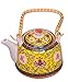 Purpledip Beautifully painted Ceramic Kettle (10541) RS.650.00