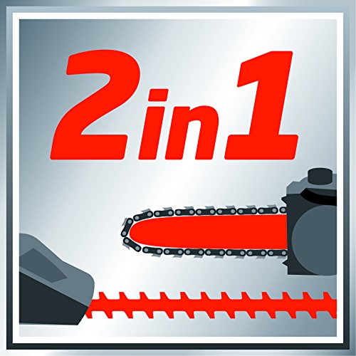 Einhell Akku Hochentaster und Heckenschere GE-HC 18 Li T Set Power X-Change (Lithium Ionen, 18 V, Teleskop, Schnittlänge Kettensäge 170 mm, Heckenschere 400 mm, inkl. 3,0 Ah Akku und Ladegerät) - 7