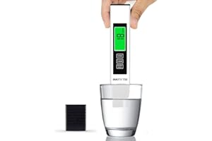 BMUT 3in1 TDS Messgerät mit EC sowie Temperatur Meter– digitaler Wasserqualität-Tester, Messbereich 0-9999ppm, für Wasser, Pflanzen, Aquarien, Trinkwasser, u.s.w.