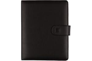 Finocam - Agenda 2024 Organizador Open Leo 1 Día Página Enero 2024 - Diciembre 2024 (12 meses) Negro Español