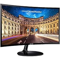 Samsung 23.5 inch (59.8 cm) Curved LED Backlit Computer Monitor - Full HD, VA Panel with VGA, HDMI, Audio Ports - LC24F390FHWXXL (Black) Samsung 23.5 inch (59.8 cm) Curved LED Backlit Computer Monitor - Full HD, VA Panel with VGA, HDMI, Audio Ports - LC24F390FHWXXL (Black)