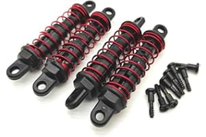 JIAFANRC 9500E RC Auto Stoßdämpfer 4 Stück PX9500-25 für 9500E 9501E 1:16 RC Monster Trucks Fahrzeug Ersatzteile