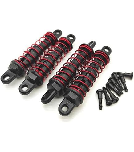 Hosim RC Car Shock Absorbers HQ12-034 - Replacement Parts For 1:14 Scale FC10/FC11 Remote Control Trucks (Set Of 4) - View #3